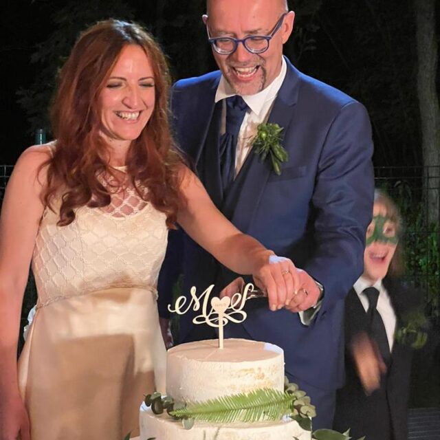 Abito da sposa albicocca