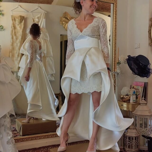 Abito da sposa corto Abito da sposa corto