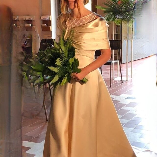 Abito da sposa in duchesse