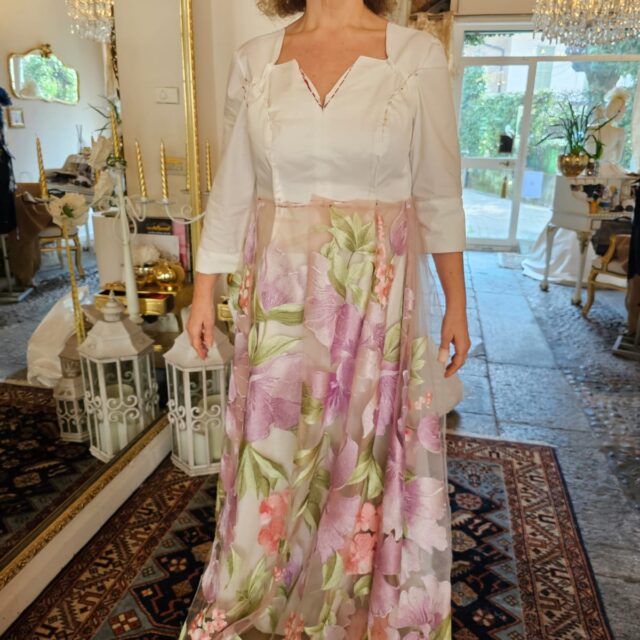 Abito mamma della sposa elegante su misura Abito mamma della sposa elegante su misura